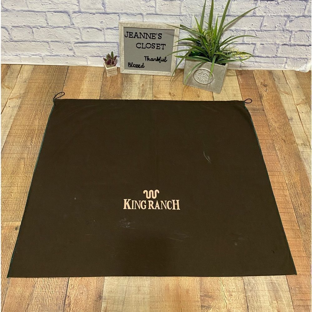 Extra Large King Ranch Dust bag brown makes great pillow cover